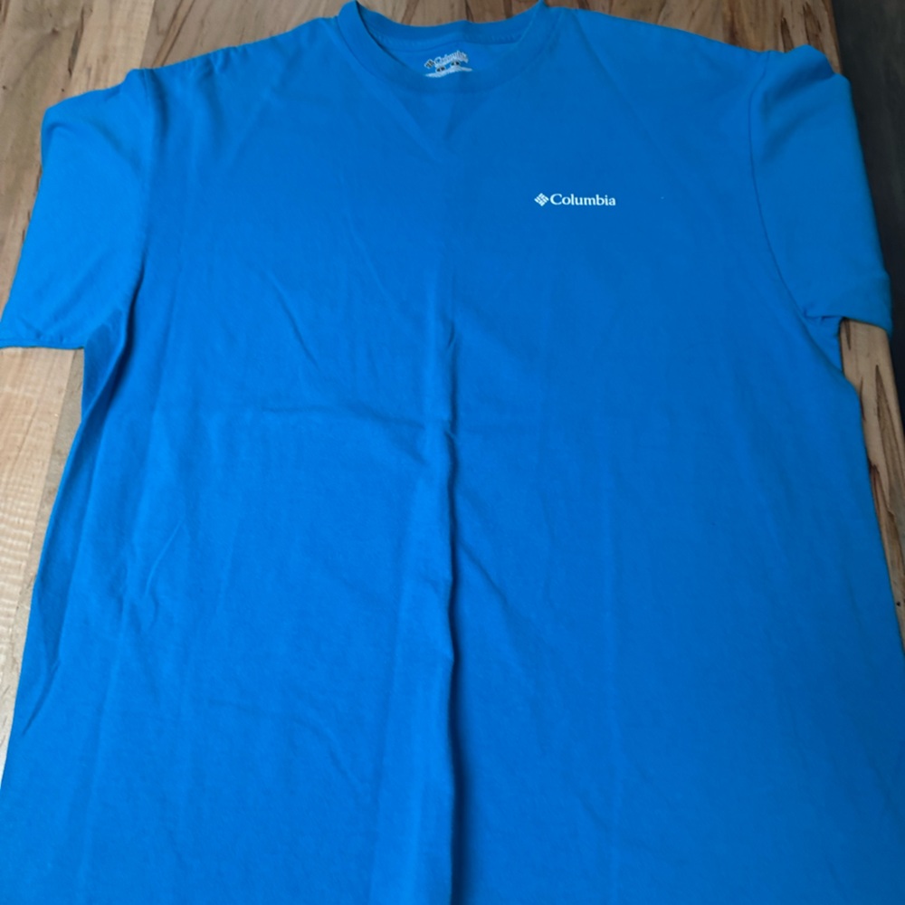 Columbia Men's Bright Blue Short Sleeve Tee